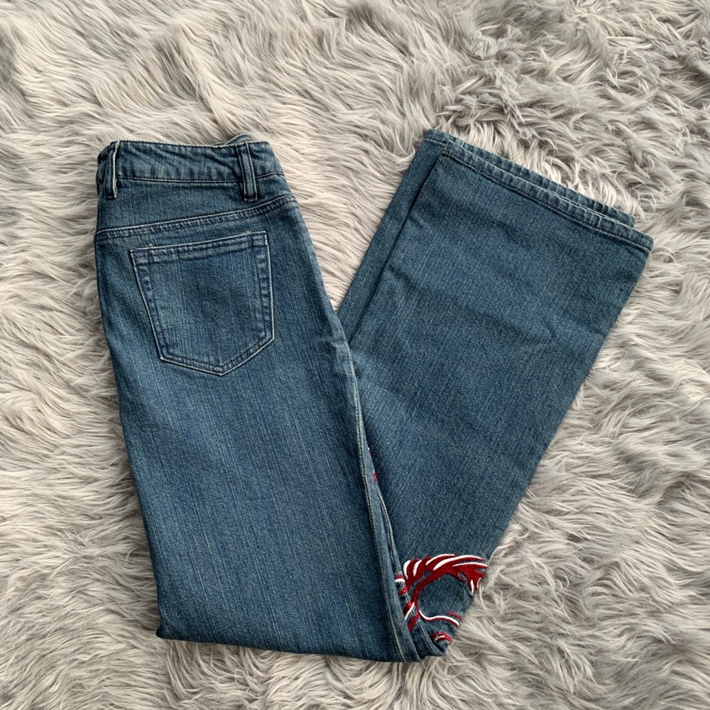 Monroe & Main Embroidered Jeans